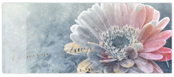 Kép - téli virág (120x50 cm)