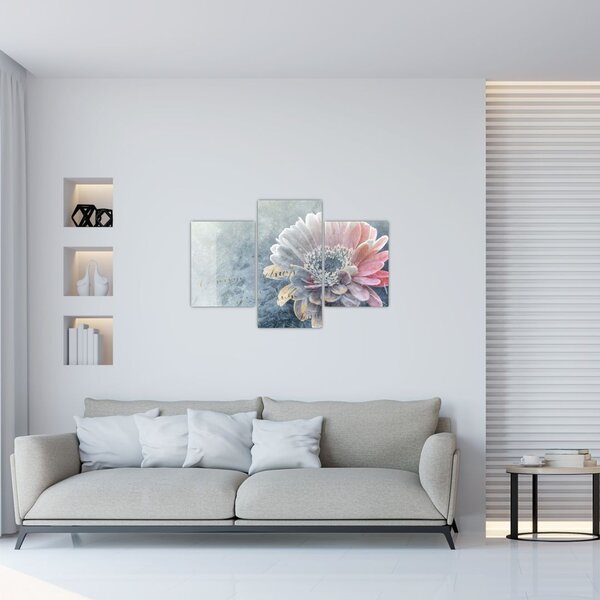 Kép - téli virág (90x60 cm)