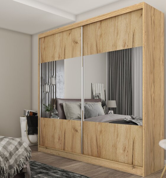 Minőségi gardrób Celeste 200 cm Artisan tölgy