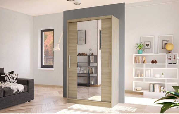 COSTA II ruhásszekrény, 100 cm szélesség Sonoma tölgy