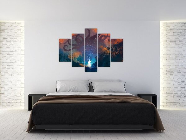 Kép - mágikus varázsló (150x105 cm)