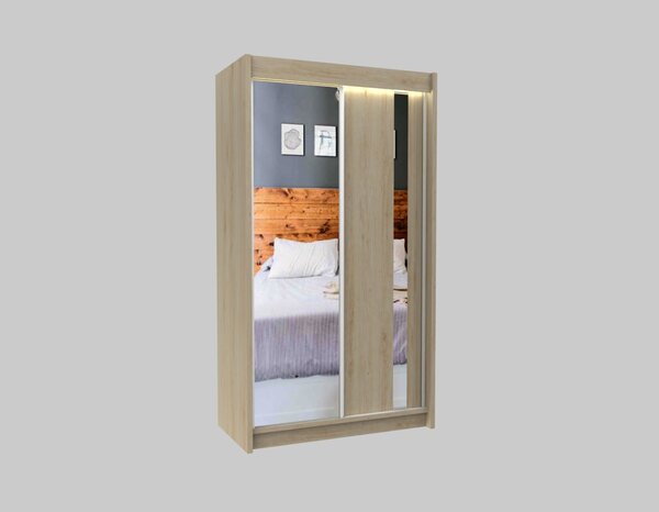 Kvalitní Šatní Skříň Gracja 120 cm Bílá