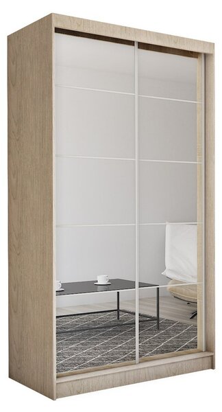 Kvalitní Šatní Skříň Flores 150 cm Dub sonoma