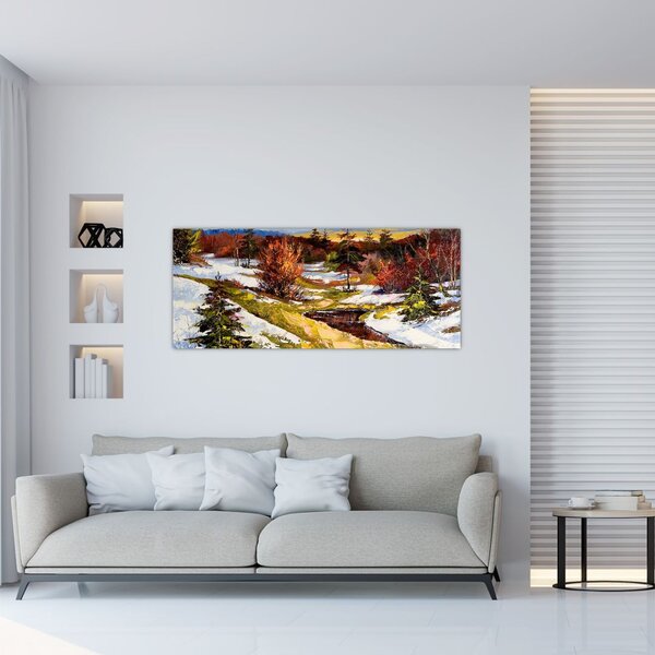 Kép - A tavasz érkezése (120x50 cm)