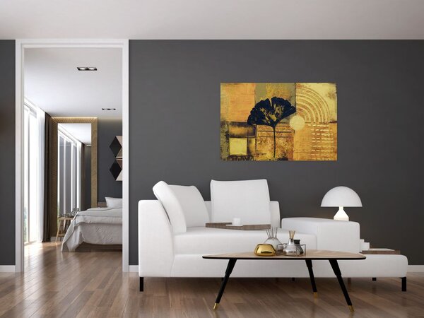 Kép - Ginkgo levél (90x60 cm)