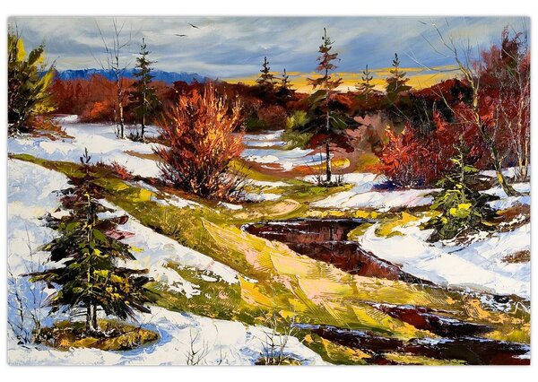 Kép - A tavasz érkezése (90x60 cm)