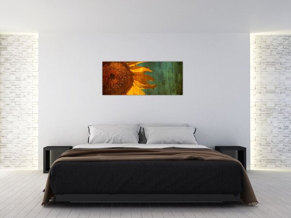 Kép - napraforgó (120x50 cm)