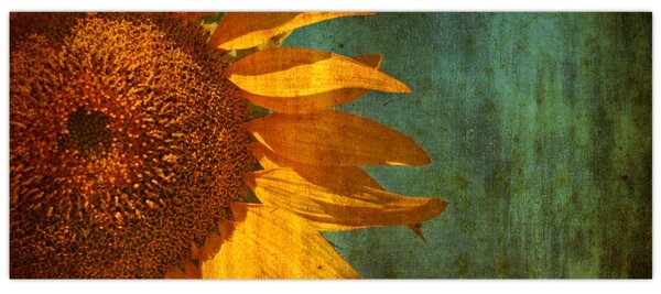 Kép - napraforgó (120x50 cm)