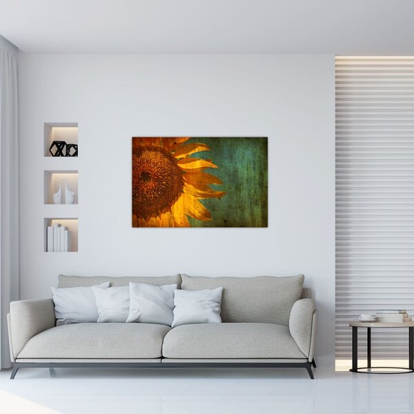 Kép - napraforgó (90x60 cm)