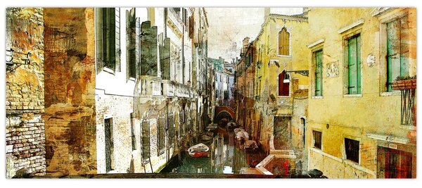 Kép - Utca Velencében (120x50 cm)