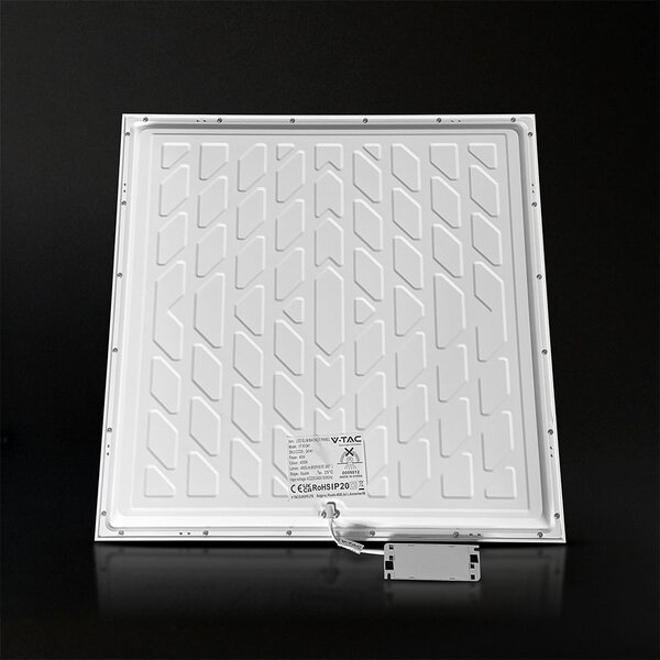 V-TAC süllyeszthető Back-Lit 40W LED panel, 4000K, 60x60 cm, 120 Lm/W - SKU 24143