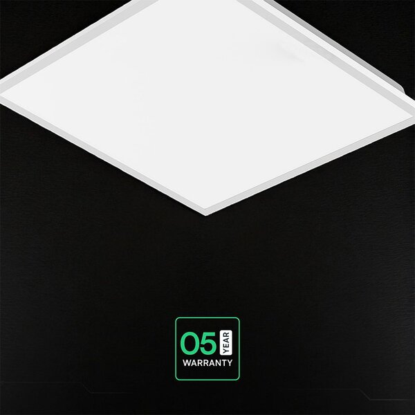 V-TAC süllyeszthető Back-Lit 40W LED panel, 4000K, 60x60 cm, 120 Lm/W - SKU 24143