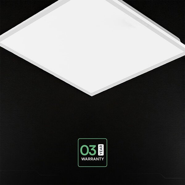 V-TAC süllyeszthető Slim Back-Lit LED panel hideg fehér 40W 60 x 60cm, 120 Lm/W - SKU 24142