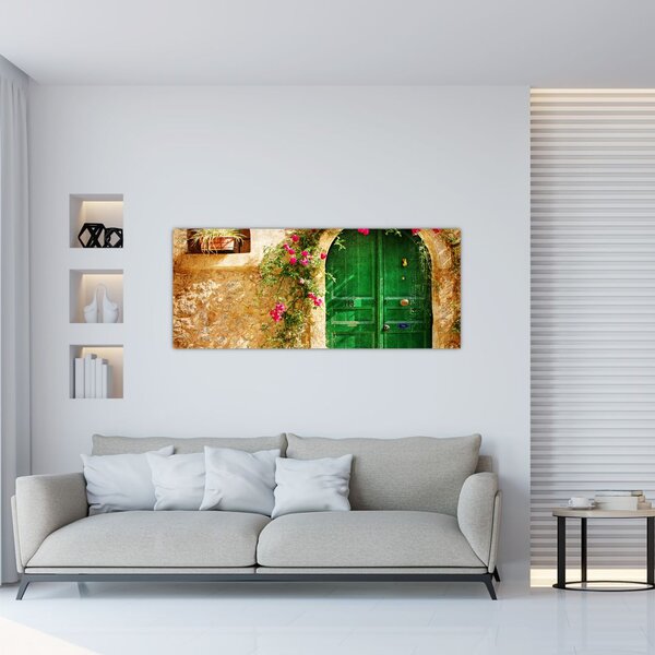 Egy régi ajtó képe (120x50 cm)