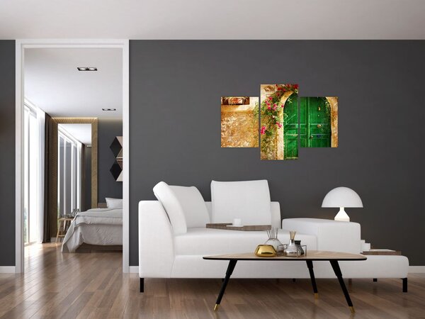 Egy régi ajtó képe (90x60 cm)