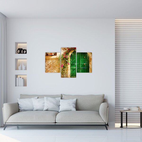 Egy régi ajtó képe (90x60 cm)