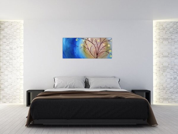 Kép - Napot eltakaró fa (120x50 cm)