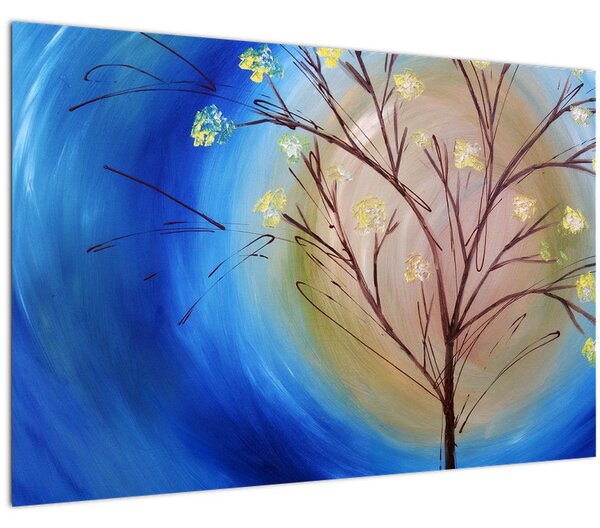 Kép - Napot eltakaró fa (90x60 cm)