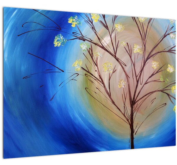 Kép - Napot eltakaró fa (70x50 cm)