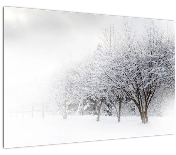 Kép - tél sikátor (90x60 cm)