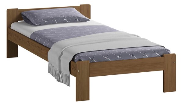 CELINKA ágy 90x200cm tömör fenyőből Dió