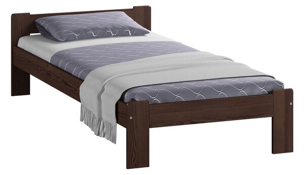 CELINKA ágy 90x200cm tömör fenyőből Dió