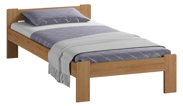 CELINKA ágy 90x200cm tömör fenyőből Dió