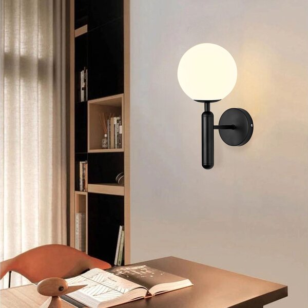 Fali lámpa G097-1W BLACK