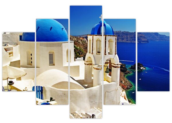 Kép - Santorini, Görögország (150x105 cm)