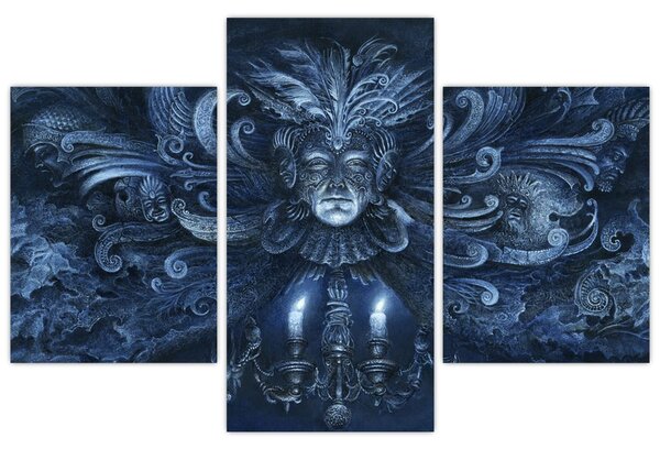 Kép - sötét barokk (90x60 cm)