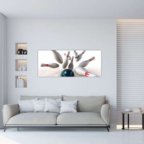 Kép - bowling (120x50 cm)