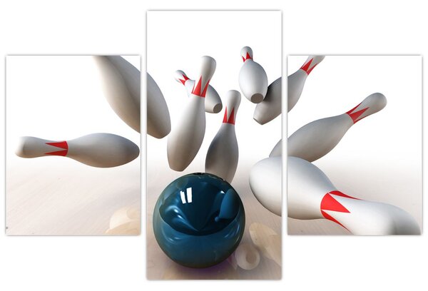 Kép - bowling (90x60 cm)