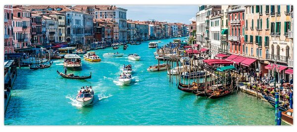 Kép - Grand Canal, Velence, Italy (120x50 cm)