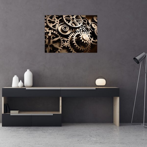 Kép - Óra alkatrészek (70x50 cm)