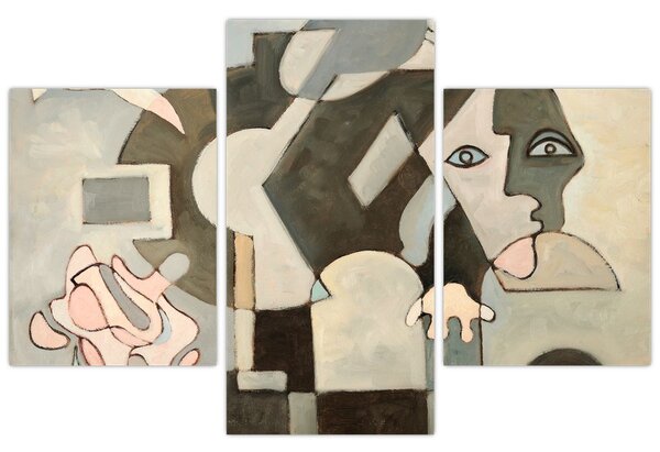 Kép - kubizmus (90x60 cm)