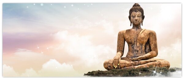 Kép - Buddha vigyáz a földre (120x50 cm)