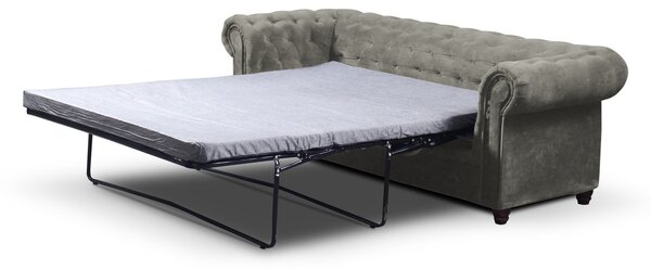Infinity Chesterfield II kihúzható kanapé Világosszürke