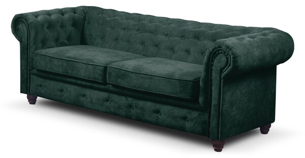 Infinity Chesterfield II kihúzható kanapé Zöld