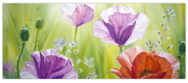Kép - Pipacsok (120x50 cm)