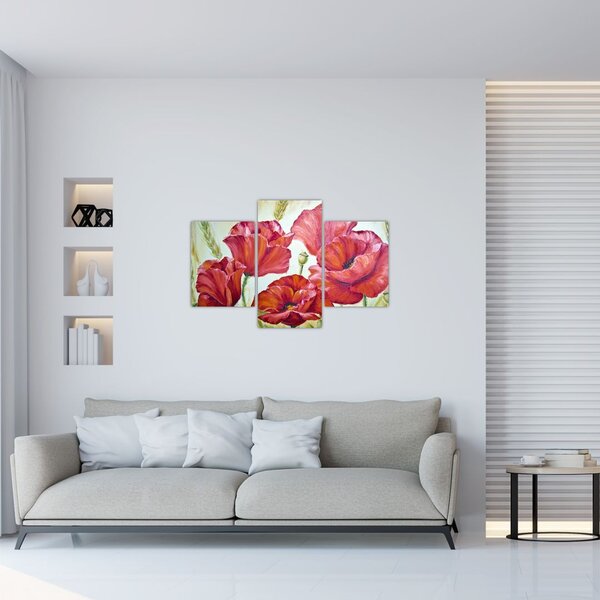 Kép - Pipacsvirágok (90x60 cm)