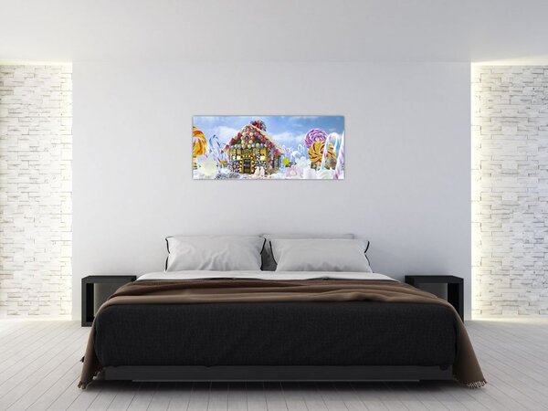 Kép - mézeskalács ház (120x50 cm)