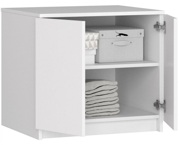 Szekrényre helyezhető felső elem 60 cm – fehér
