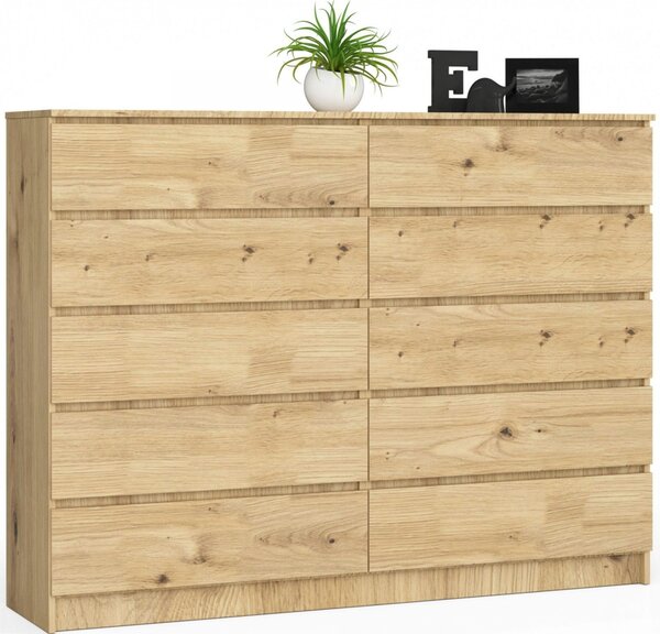 Komód K160 10SZ – artisan tölgy
