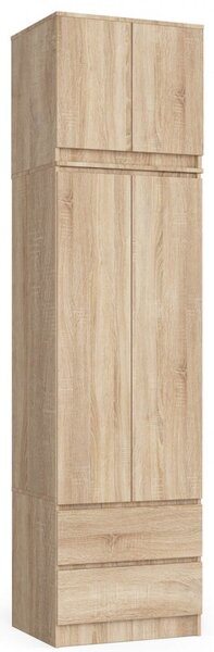 Szekrényre helyezhető felső elem 60 cm – sonoma tölgy