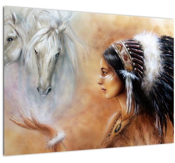 Kép - Indiánok varázslata (70x50 cm)