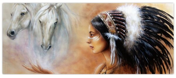 Kép - Indiánok varázslata (120x50 cm)