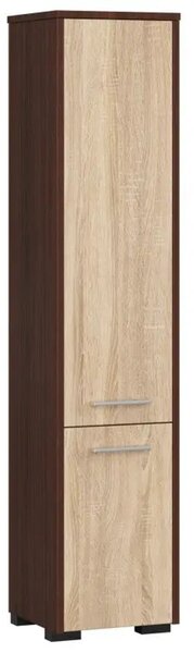FIN 2D fürdőszobai szekrény – wenge/sonoma tölgy
