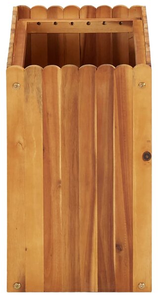 Tömör akácfa kerti magaságyás 50 x 30 x 50 cm