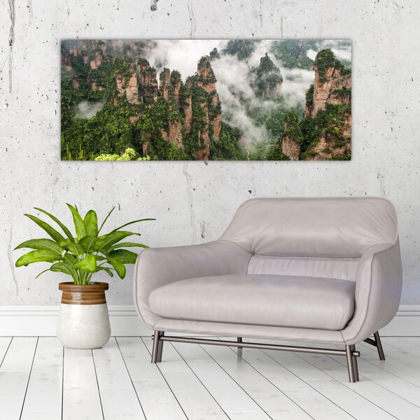 Kép - Zhangjiajie Nemzeti Park, Kína (120x50 cm)