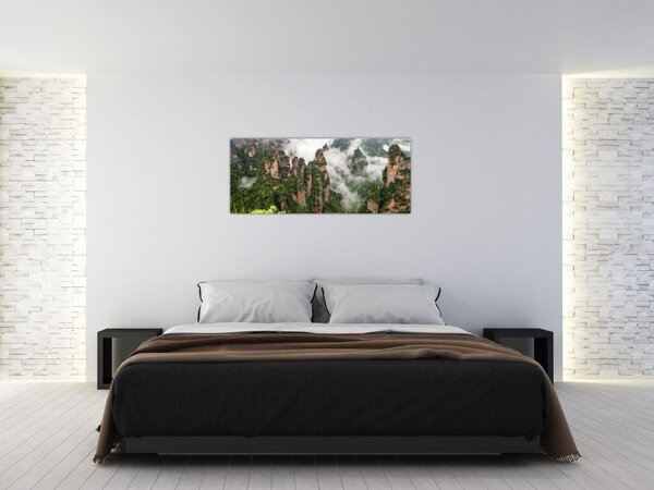 Kép - Zhangjiajie Nemzeti Park, Kína (120x50 cm)